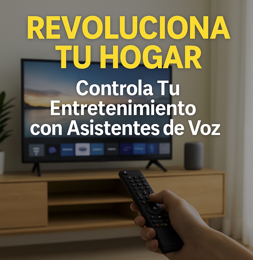 Controla Tu Entretenimiento con Asistentes de Voz