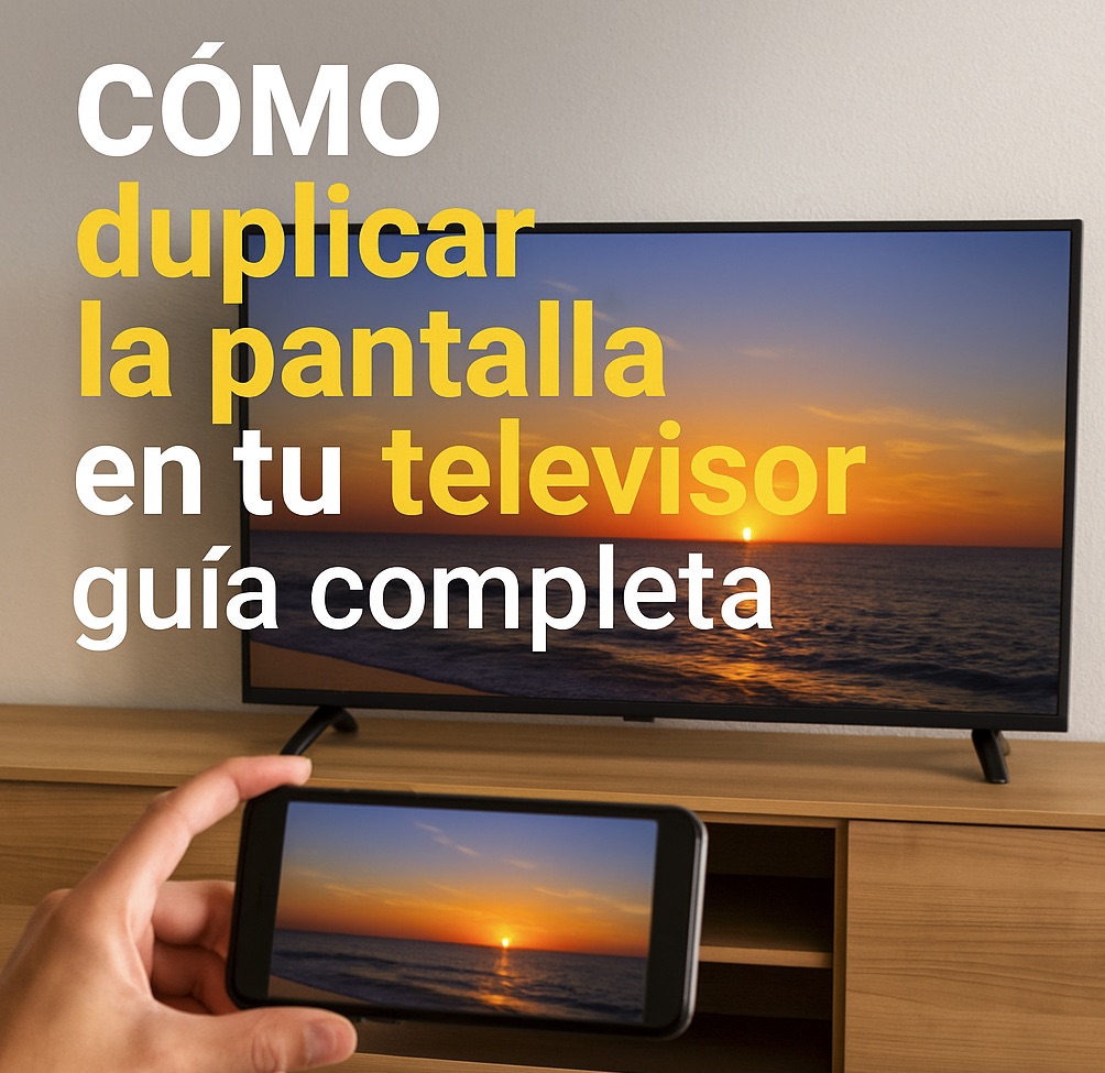 como duplicar pantalla en televisor