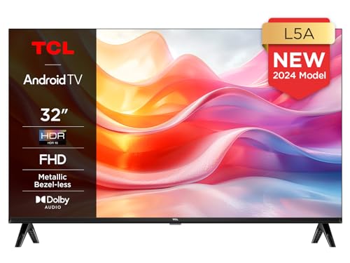 TCL 32L5A 32' Smart TV, HDR, FHD, Direct LED con Android TV, diseño Bezeless (Kids Care, Dolby Audio, Compatible con el Asistente de Google)