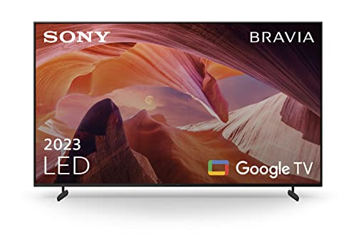 Sony BRAVIA KD85X80L, 85 Pulgadas, TV LED con 4K HDR, Smart Google TV, Funciones Eco y Gaming, Bravia Core, Marco enrasado