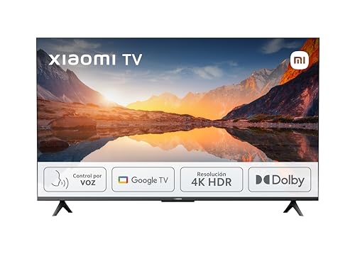 Xiaomi TV A 2025 55' - Smart TV 4K HDR, Google TV, Control por Voz, Dolby, Negro