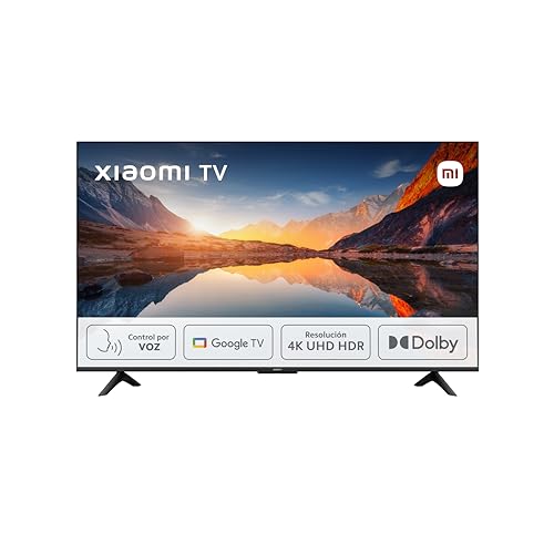 Xiaomi TV A 2025 65' - Smart TV 4K HDR, Google TV, Control por Voz, Dolby, Negro