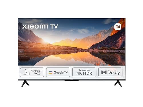 Xiaomi TV A 2025 50' - Smart TV 4K HDR, Google TV, Control por Voz, Dolby, Negro