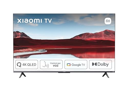 Xiaomi TV A Pro 2025 55' - Smart TV 4K QLED, Google TV, Control por Voz, Dolby Vision, Negro