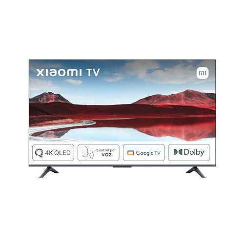 Xiaomi TV A Pro 2025 65' - Smart TV 4K QLED, Google TV, Control por Voz, Dolby Vision, Negro
