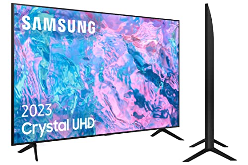 Samsung TV Crystal UHD 2023 CU7105 - Smart TV de 85', Procesador Crystal UHD, Diseño AirSlim, Q-Symphony, Smart TV powered by Tizen y Contrast Enhancer con HDR10+