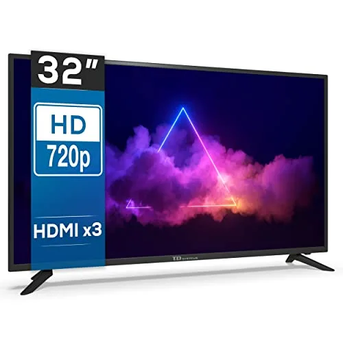 TD Systems - Televisores 32 Pulgadas Led - 3 años de garantía - K32DLG12H - ¡¡OFERTAS TELEVISORES!!