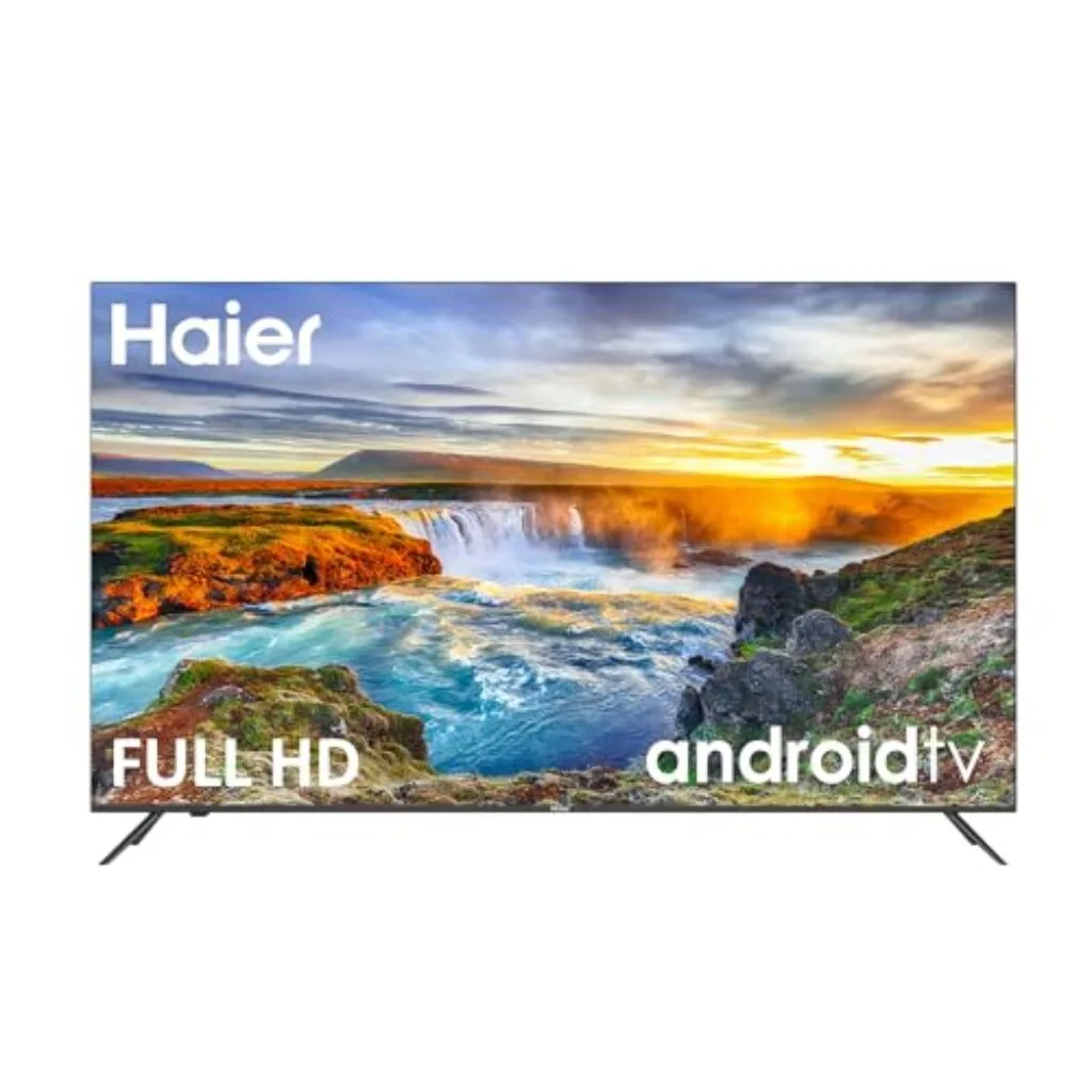 Haier Direct LED Full HD H32K702FG - 32", Smart TV, HDR, Dolby Audio, Android 11, Smart Remote Control, Google Assistant, Bluetooth 5.1, DBX TV, HDMI 2.1 x 3, Sin Marcos, 2022