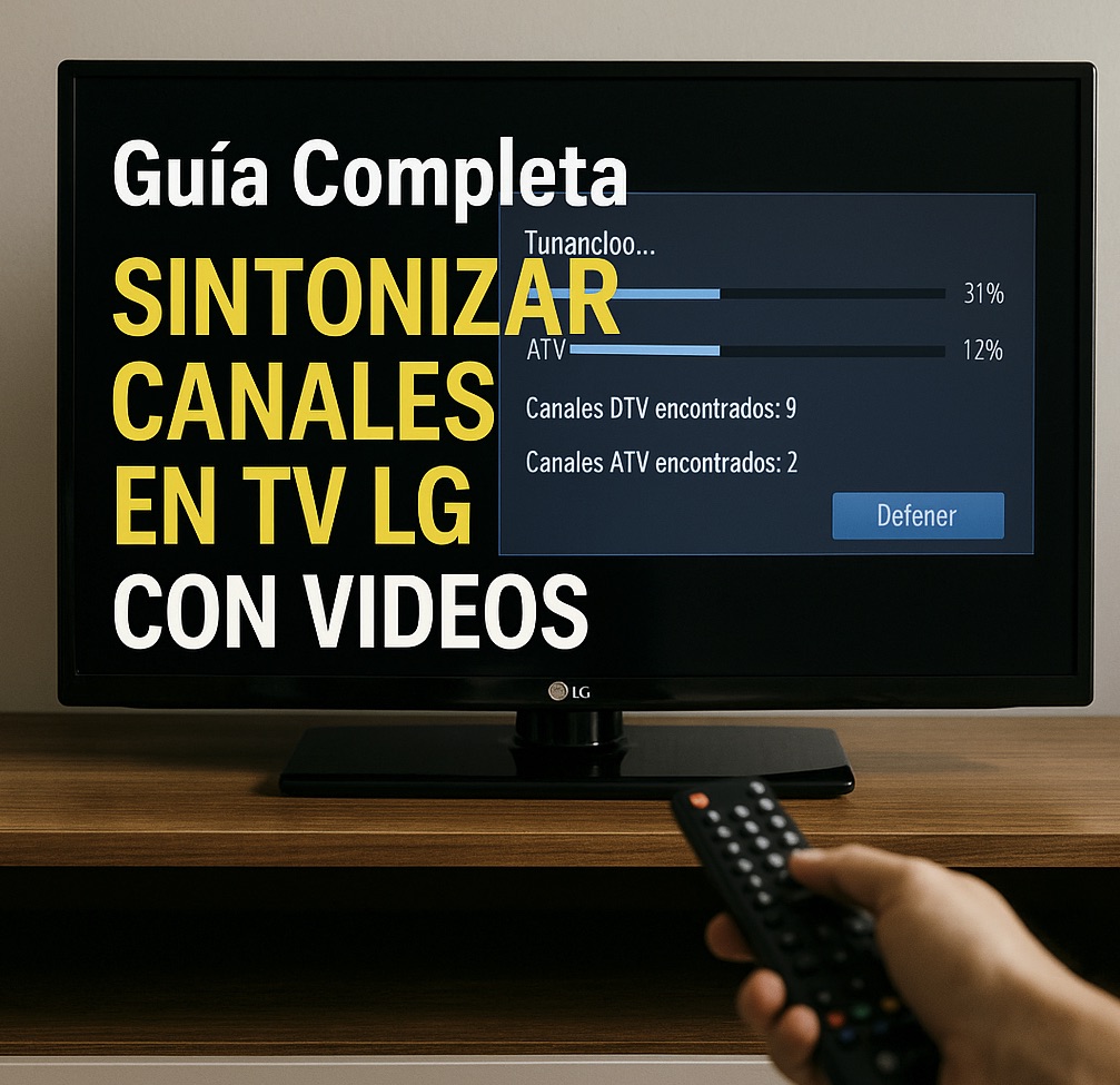 Cómo Sintonizar Canales Televisor LG