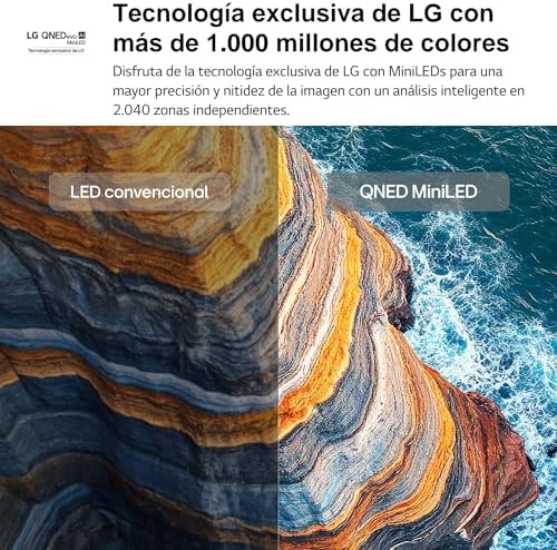 LG 43QNED70B6C tecnologia QNED MiniLED