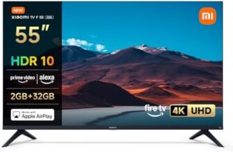 XIAOMI TV F 55: Smart TV 4K UHD con Fire OS8, Alexa y 120Hz Game Boost al mejor precio
