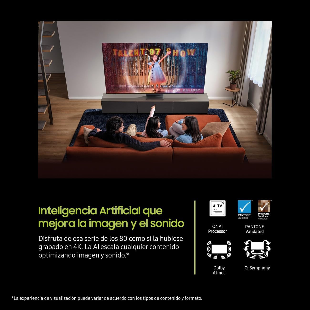 Samsung QE1F 50 pulgadas Vision AI