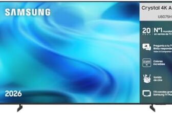 Samsung U8075H 75 pulgadas: opiniones, precio (599 €) y si merece la pena [2026]