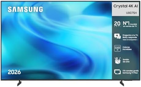 Samsung U8075H 75 pulgadas Crystal UHD 4K