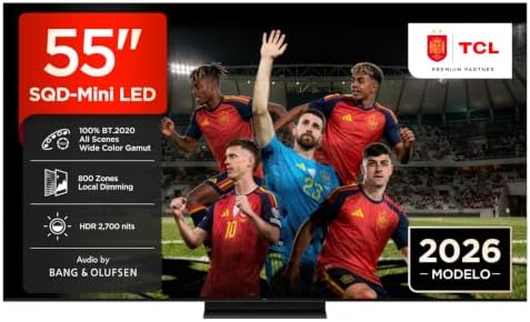 TCL 55C7L SQD-Mini LED de 55 pulgadas, modelo 2026