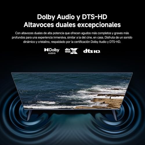 Altavoces Dolby Audio y DTS-HD del Xiaomi TV F Pro 32