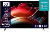 Hisense 50A6K UHD 4K VIDAA Smart TV: Elevando el Entretenimiento en Casa – TeleTienda