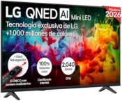 LG 43QNED70B6C – Smart TV QNED MiniLED AI 43″ 4K Sin Reflejos 94%, 2026